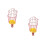 2Pcs Detachable Red Steel Fruit Catcher Tool for Tree Picking 7