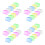 40Pcs Durable Plastic Toothbrush Head Caps Travel Protective Covers 8