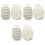 6Pcs Exfoliating Gloves for Body Bath Assorted Colors 5