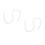 2Pcs Durable White Plastic Doll Joint Frame for Creative Doll Making 4