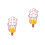 2Pcs Detachable Red Steel Fruit Catcher Tool for Tree Picking 8