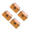 4Pcs Locking Wooden Treasure Boxes Vintage Style Multi Storage Case 8