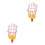 2Pcs Detachable Red Steel Fruit Catcher Tool for Tree Picking 9