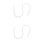 2Pcs Durable White Plastic Doll Joint Frame for Creative Doll Making 7