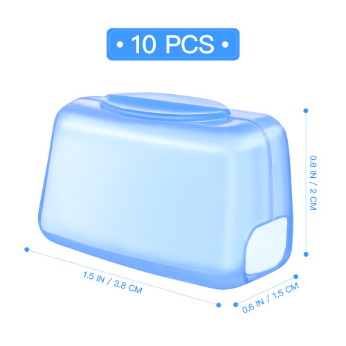 40Pcs Durable Plastic Toothbrush Head Caps Travel Protective Covers 1