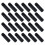 48Pcs Reusable Black Plastic Beer Tap Covers Protective Faucet Caps 1
