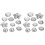 20Pcs Silver Aluminum Bath Ball Mold DIY Creative Handmade Soap Mold 3