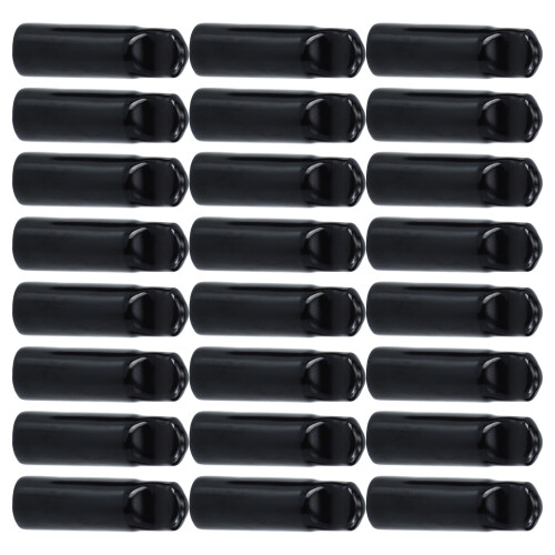 48Pcs Reusable Black Plastic Beer Tap Covers Protective Faucet Caps 1