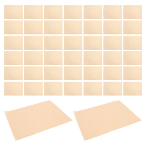 200Pcs Nonstick Baking Paper Sheets Light Brown Precut Oven Tray Liner