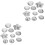 20Pcs Silver Aluminum Bath Ball Mold DIY Creative Handmade Soap Mold 4