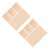 200Pcs Nonstick Baking Paper Sheets Light Brown Precut Oven Tray Liner 3