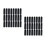 48Pcs Reusable Black Plastic Beer Tap Covers Protective Faucet Caps 8