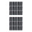 48Pcs Reusable Black Plastic Beer Tap Covers Protective Faucet Caps 10