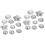 20Pcs Silver Aluminum Bath Ball Mold DIY Creative Handmade Soap Mold 5