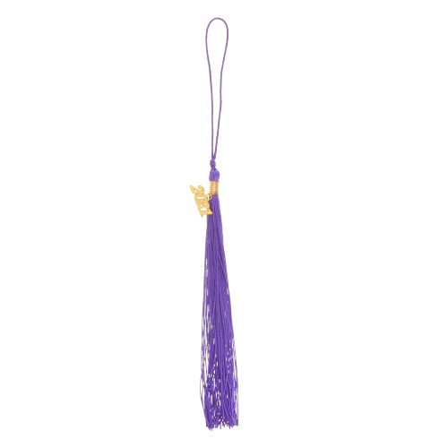 Purple Graduation Tassels Premium Polyester Silky for Ceremony