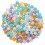 12Packs Bright Colored Plastic Pellets Sand for Kids' Sensory Table 1