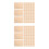 200Pcs Nonstick Baking Paper Sheets Light Brown Precut Oven Tray Liner 4