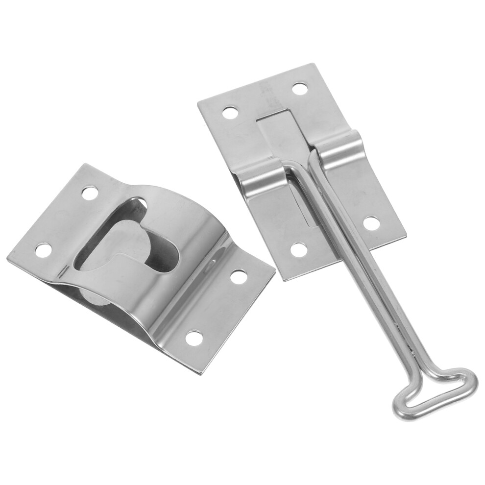 2Sets Heavy Duty Rv Door Latch Stainless Steel Trailer Door Holder 603036453958