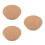 3Pcs Wood Plug Set Light Brown Tapered Stoppers for 6