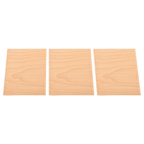 9Pcs Precision-Cut Boat Decking Sheets for Model and Patio Flooring 2