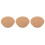 3Pcs Wood Plug Set Light Brown Tapered Stoppers for 9