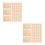 200Pcs Nonstick Baking Paper Sheets Light Brown Precut Oven Tray Liner 6