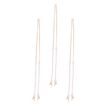 6Pcs White Kids Mask Anti-Lost Chain Stylish Hanging Rope with Buckles