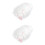 2Pcs Transparent Car Cover Lightweight Pe Material Full Car Coverage 5