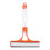 Orange Adjustable Angle Squeegee with Built-in Sprayer for Glass 1