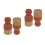 4Sets Bamboo Handle Round Wax Applicator Sponge for Car Sofa Painting 8