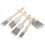 25Pcs Multi-Color Nylon Paint Brushes with Lightweight Wood Handle Set 1