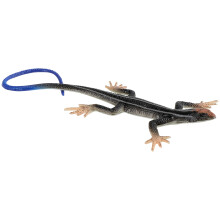 10Pcs Realistic Blue Plastic Lizard Models Fun Animal Toys for Kids