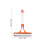 Orange Adjustable Angle Squeegee with Built-in Sprayer for Glass 2