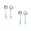 4Pcs Mini Fish Net Small Durable Stainless Steel Extendable Fish Scoop 7