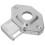 Silver Durable Iron Peephole Cover for Door Privacy and Security 9