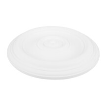 2Pcs White PU Ceiling Medallion for Pendant Light Home Decor Plates