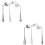 2Sets Durable Metal Angled Spoon and Fork for Self-Feeding Assistance 7
