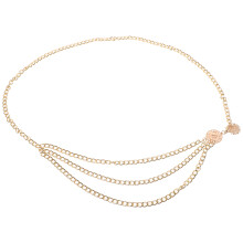 Zinc Alloy Waist Chain Women Shiny Body Jewelry
