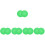10Pcs Silicone Record Player Mats Green Turntable Pads for Home Use 7
