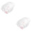 2Pcs Transparent Car Cover Lightweight Pe Material Full Car Coverage 6