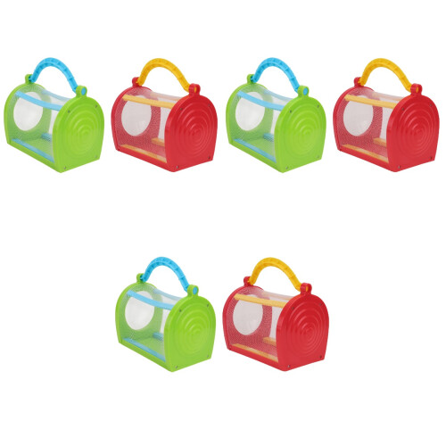6Pcs Portable Cage Set Assorted Colors Durable Outdoor Exploration Box 2