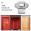 Silver Durable Iron Peephole Cover for Door Privacy and Security 7