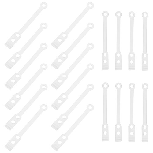 105Pcs Perm Rod Elastic Bands Soft & Transparent Hair Styling Tools 2