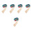 5Pcs Ergonomic Wood Handle Jump Rope Physical Education Equipment 6