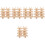 5Pcs Durable Wood Thread Stand Thread Holder for Craft Storage 5