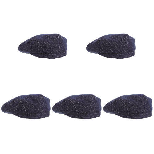 5Pcs Durable Denim Cooking Hats for Restaurant Chefs and Waiters 2