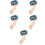 5Pcs Ergonomic Wood Handle Jump Rope Physical Education Equipment 9