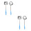 4Pcs Mini Fish Net Small Durable Stainless Steel Extendable Fish Scoop 6