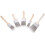 25Pcs Multi-Color Nylon Paint Brushes with Lightweight Wood Handle Set 2