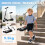 Homcom HOMCOM Foldable Powered Scooter 120W, Adjustable Seat, Brake, Black 5